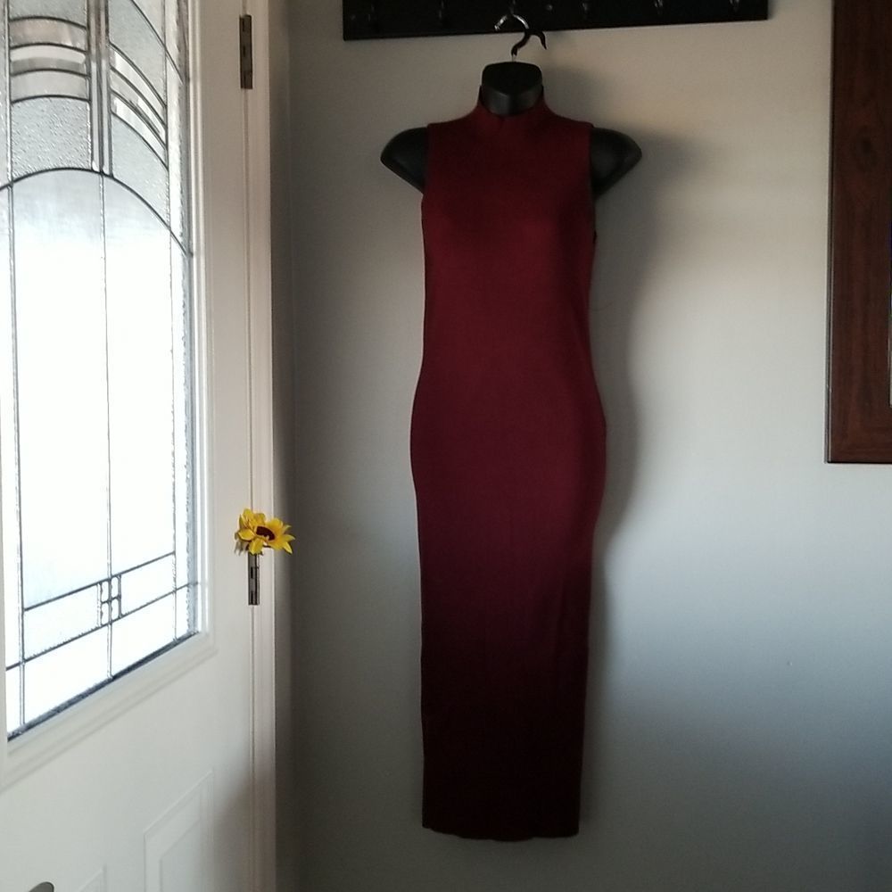 Express Mock Neck Sleevless Dress